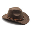 Ruskind krøllet skygge western cowboyhat