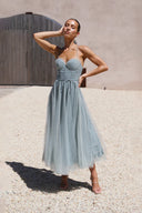 Diana Midikleid - Salbei