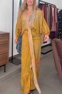 Abito stampato stile kimono