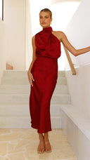 Vestido Maxi Esther - Vinho