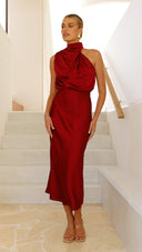 Vestido Maxi Esther - Vinho