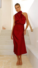 Vestido Maxi Esther - Vinho