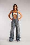 Şık İşlevsel Denim Ceket
