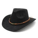 Ruskind krøllet skygge western cowboyhat