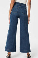 Forlængende højtaljede microflare jeans