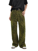 Vintage Leopardenmuster Jeans