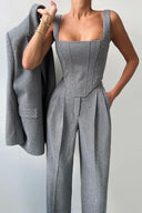 Professional Belted Suit