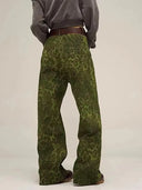Vintage Leopardenmuster Jeans