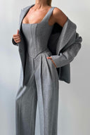 Professional Belted Suit