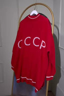 Maglione Classico con Grafica CCCP