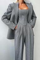 Professional Belted Suit
