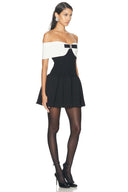 Chanel Style One Shoulder Kort Kjole
