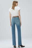Französische Pommesweite Slim-Jeans
