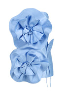 Venus Blumen Trägerloses Mini-Kleid