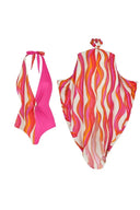 Halter badedragt og ét skulder bikini