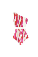 Halter badedragt og ét skulder bikini