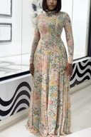 Robe longue Verve Floral Butterfly Bloom