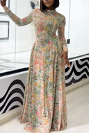 Robe longue Verve Floral Butterfly Bloom