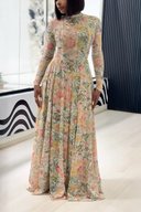 Robe longue Verve Floral Butterfly Bloom