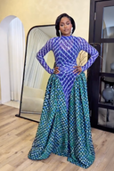 Meerjungfrauen-Schuppen-Maxikleid