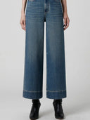 Petite High-Waist Weite Jeans