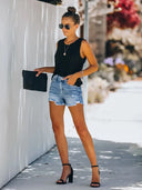 Stylische Ripped Jeansshorts