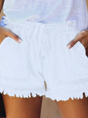 Elastisk Talje Slim Fit Denim Hotpants