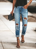 Jeans Strappati Stile Urbano