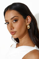 Cercei „Dates At Night” placate cu aur 18k