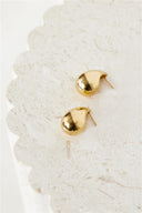Cercei „Dates At Night” placate cu aur 18k