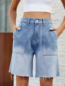 Bermuda Casual in Denim Sfumato