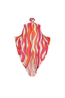 Halter badedragt og ét skulder bikini
