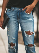 Jeans Strappati Stile Urbano