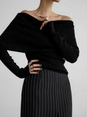 Minimalistisches Cremefarbenes Strick-Layering-Set