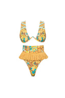 Boho Kwastje Tribal Print Bikini Set