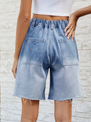 Bermuda Casual in Denim Sfumato