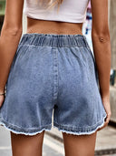 Flosset Bloom Denim Shorts