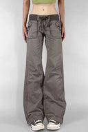 Jeans cargo slim fit alla moda