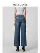 Petite High-Waist Weite Jeans