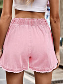 Flosset Bloom Denim Shorts
