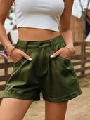 Vielseitige Jeansshorts mit elastischem Bund