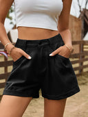 Vielseitige Jeansshorts mit elastischem Bund