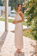 Vestido Maxi Greta - Champanhe