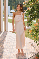 Vestido Maxi Greta - Champanhe