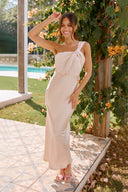 Vestido Maxi Greta - Champanhe