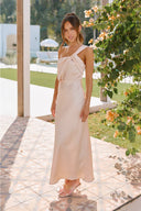 Vestido Maxi Greta - Champanhe