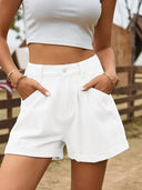 Vielseitige Jeansshorts mit elastischem Bund