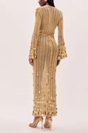 Abito Maxi Dolly Gold in Maglia