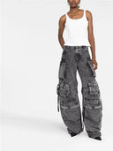 Denim Cargo Stile Urbano
