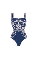 Conjunto de traje de baño con estampado étnico